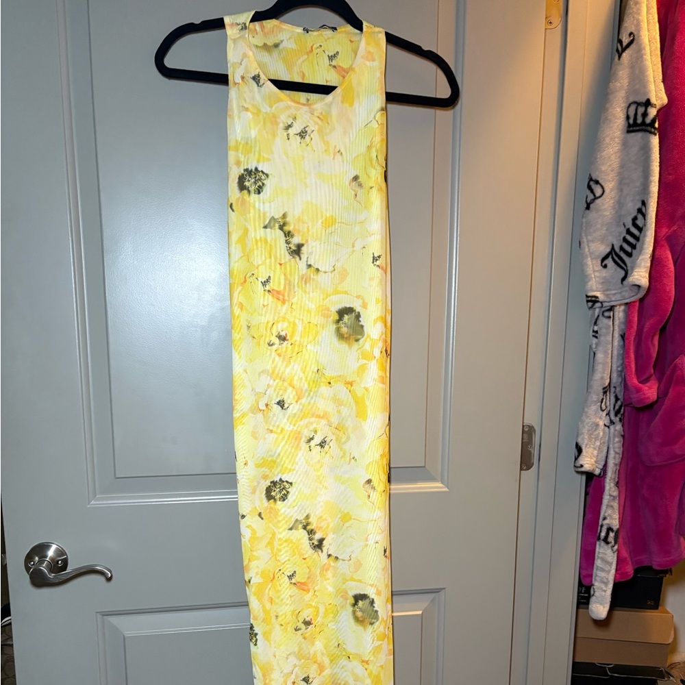Zara Yellow Floral Dress